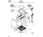 Universal/Multiflex (Frigidaire) MLXG42RBW2 lower cabinet/top diagram