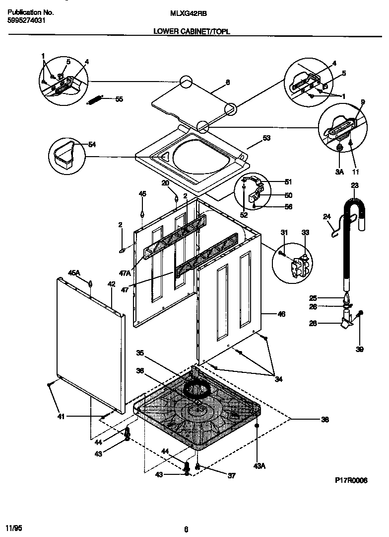 Lower cabinet/top