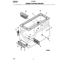 Universal/Multiflex (Frigidaire) MFC20M4BW4 cabinet/control/shelves diagram