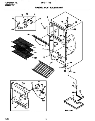 Cabinet/control/shelves