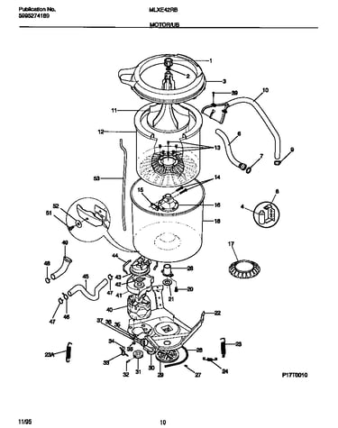 Motor/tub