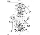 Gibson GWS645RBS2 motor/tub diagram