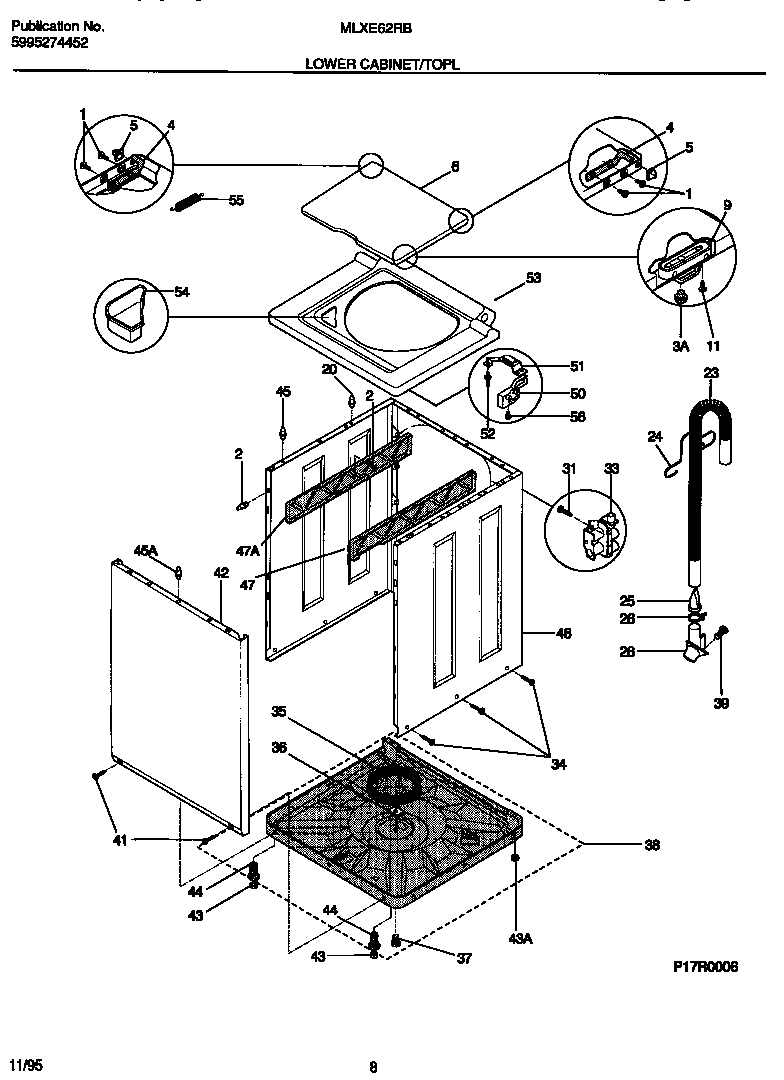 Lower cabinet/top