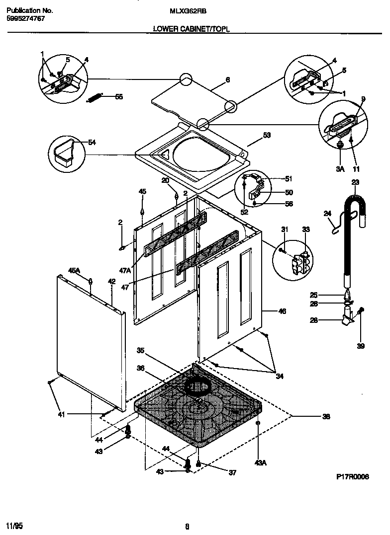 Lower cabinet/top