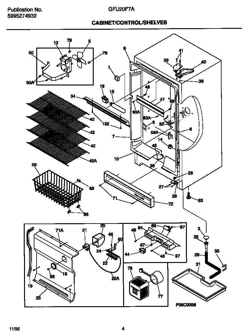 Cabinet/control/shelves