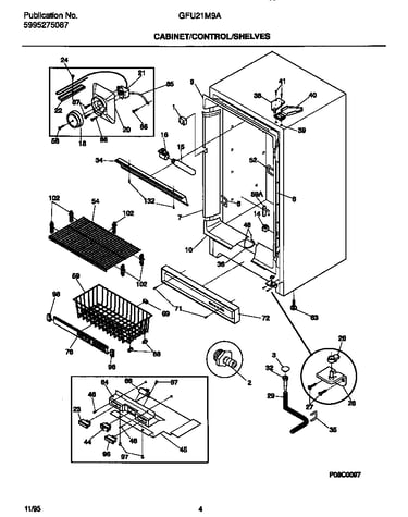 Cabinet/control/shelves