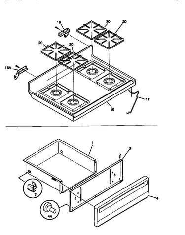 Top/drawer
