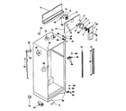 Universal/Multiflex (Frigidaire) MRT18GRCW1 cabinet diagram