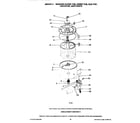 Frigidaire WDSCW4 outer/inner tubs, sub top & agitator diagram