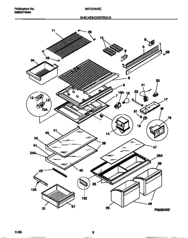 Shelves/controls
