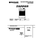 Tappan TGF350SCWB cover diagram