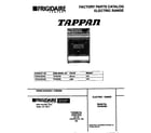 Tappan TEF357BCDB cover diagram