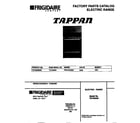 Tappan TEF362BBBD cover diagram