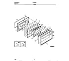 Tappan TEF362BBBD door diagram