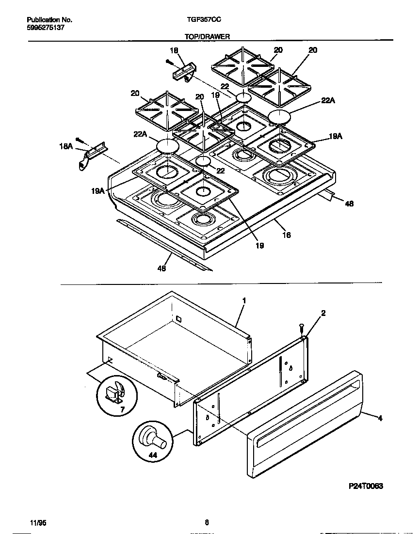 Top/drawer