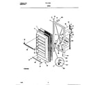 Frigidaire FFU14F9CW1 door diagram