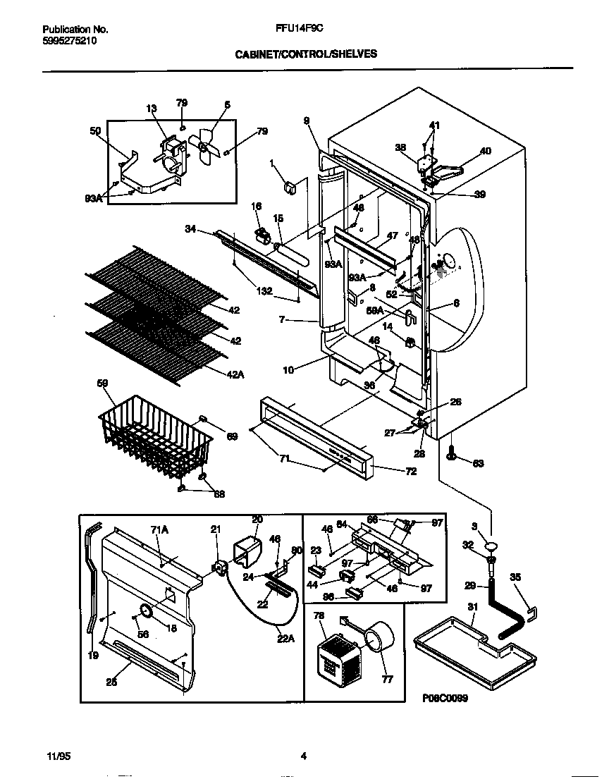 Cabinet/control/shelves