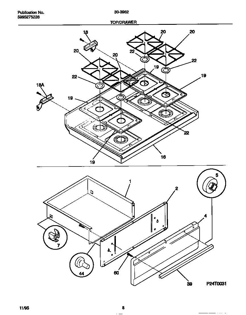 Top/drawer