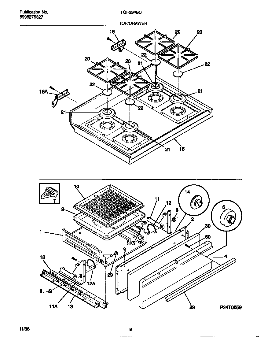 Top/drawer