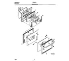 Frigidaire FEB386CCBA drawer/door diagram
