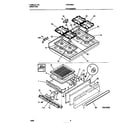 Frigidaire FGF333BADC top/drawer diagram