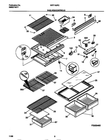 Shelves/controls