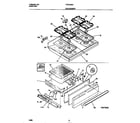 Frigidaire FGF333SADC top/drawer diagram