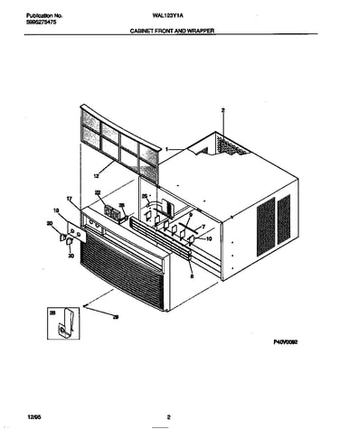 Cabinet front and wrapper