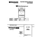 White-Westinghouse WGF355BADE cover diagram
