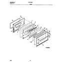 White-Westinghouse WGF355BADE door diagram