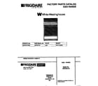 White-Westinghouse WGF357CBSB cover diagram