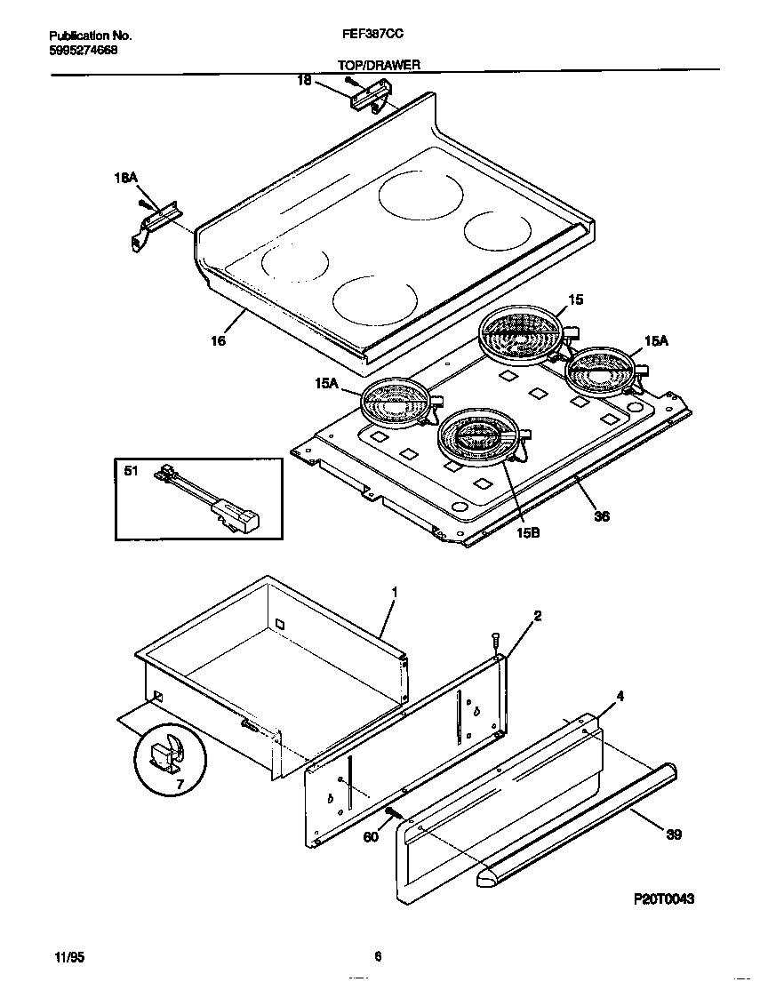 Top/drawer
