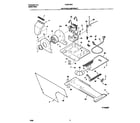 Frigidaire FLSE72GCS1 motor/blower/belt diagram