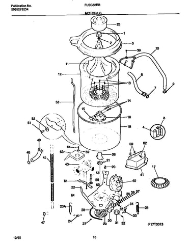 Motor/tub