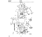 Frigidaire FLXE52RBS1 motor/tub diagram