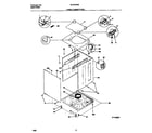 Universal/Multiflex (Frigidaire) MLXE42RBD3 lower cabinet/top diagram