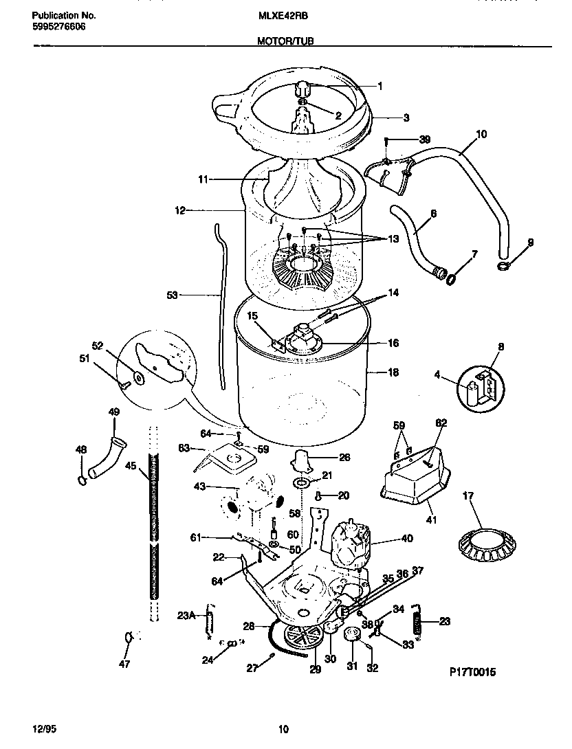 Motor/tub