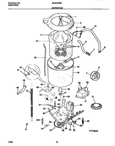 Motor/tub