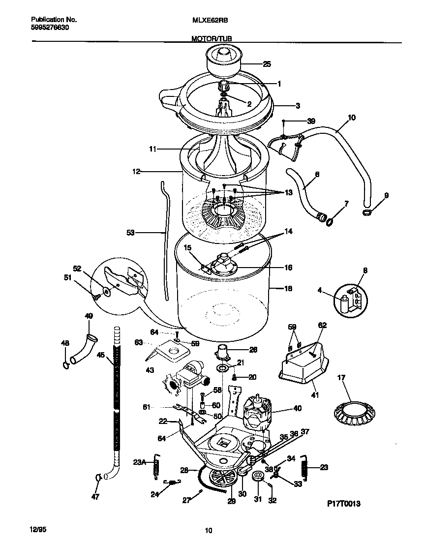 Motor/tub