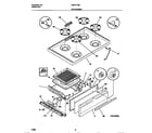 Universal/Multiflex (Frigidaire) MGF311SBDC top/drawer diagram