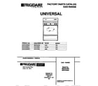 Universal/Multiflex (Frigidaire) MGF324WBSD cover diagram