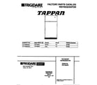 Tappan TRT18GRCW0 cover diagram