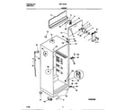 Universal/Multiflex (Frigidaire) MRT15CNCD1 cabinet diagram