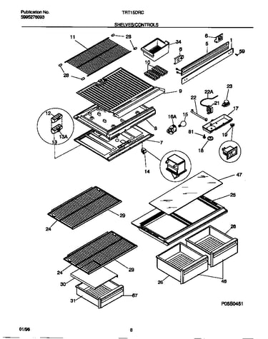 Shelves/controls