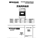 Tappan TEF367CCSB cover diagram