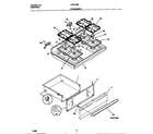 Frigidaire F64C353BSB top/drawer diagram