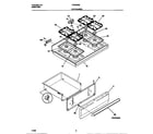 Frigidaire F64S352BWB top/drawer diagram