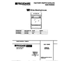 White-Westinghouse WGF355BAWF cover diagram