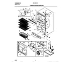 Gibson GFU16F7AW5 cabinet/control/shelves diagram