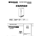 Tappan TFU14F7BW2 cover diagram